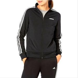 NWT ADIDAS BLACK STRIPED JACKET